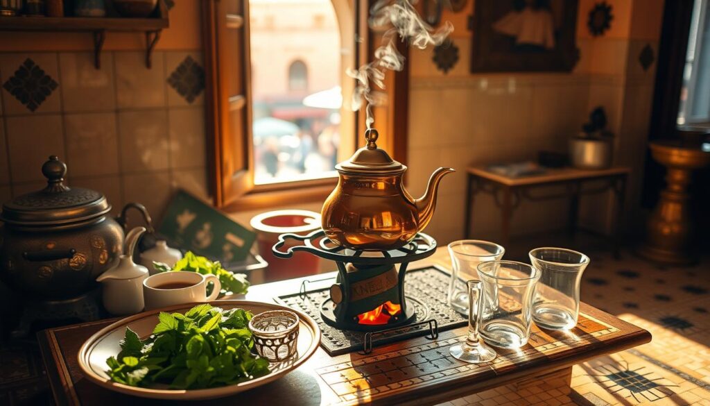 Moroccan Mint Tea Preparation Moroccan Mint Tea Preparation
